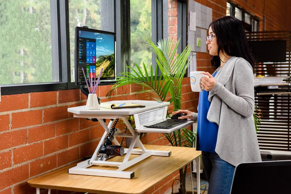 Standing desk frame helps you optimize your office space